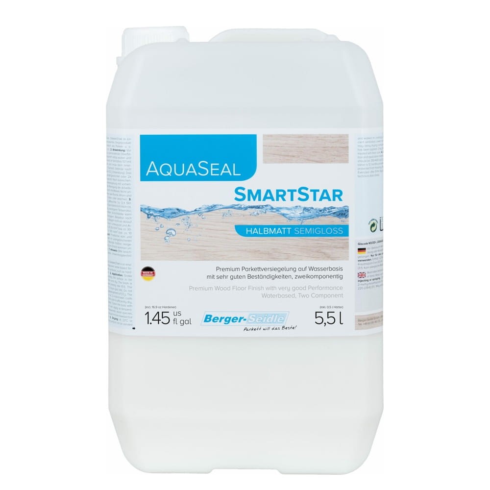 Berger-Seidle AquaSeal SmartStar PÓŁMAT Lakier Poliuretanowy 2K | 5,5 litra 1 szt.