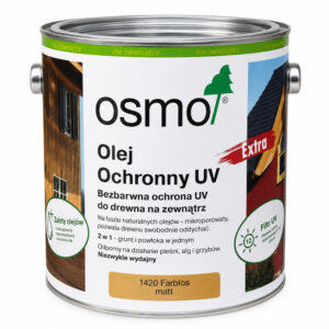 OSMO 1420 Olej Ochrony UV Bezbarwny Matowy | 2,5 litra
